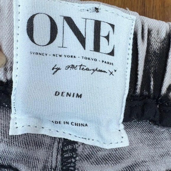 One Teaspoon Harley Killers Jeans Size 28, NWT, Harem Style Cropped Length - Picture 7 of 12